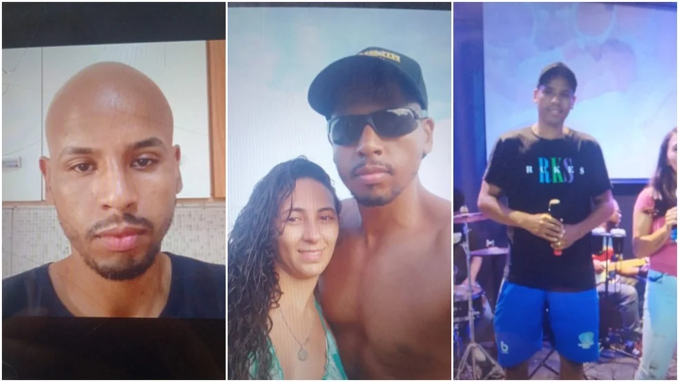 Lourivaldo Ferreira Silva Nepomuceno, vitima de acidente na manhã desta terça (6), na Linha 5-Lilás da ViaMobilidade — Foto: Arquivo pessoal Composição com três fotografias de homens que foram vítimas de acidentes nas linhas de trens metropolitanos.